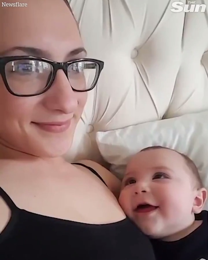 The Sun on Twitter "This baby can't keep his eyes off mum! 😍 https//t