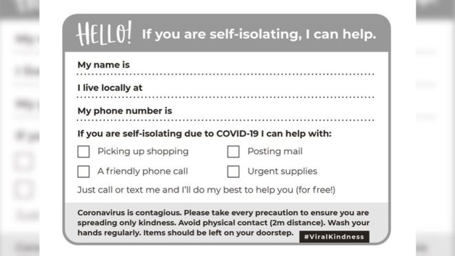 GroundworkYorks's tweet photo. Help out your neighbours who are #SelfIsolating and may be in need of some cheering up

Small gestures like this might be hugely significant for anybody feeling lonely or anxious

➡ https://t.co/TAVs0CiDnX

#Covid19 #Coronavirus https://t.co/iEfuzQIRG7