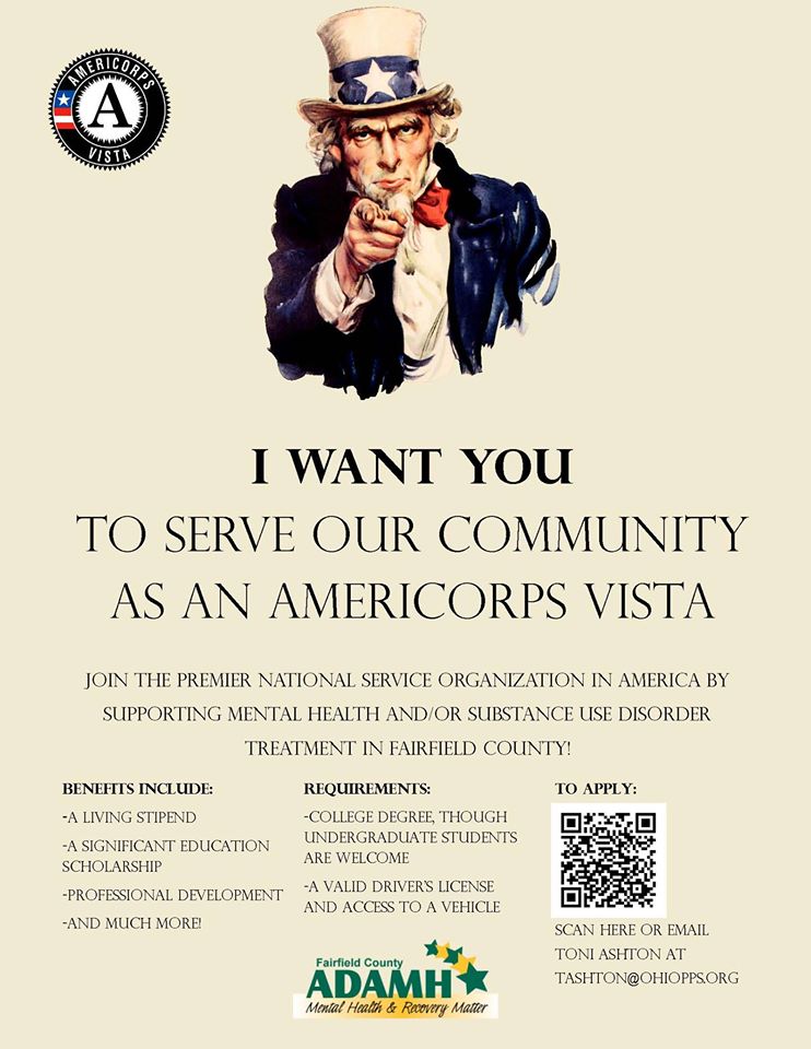 Fairfield211's tweet photo. Fairfield County ADAMH Board is hiring! https://t.co/e9rWicb2jb