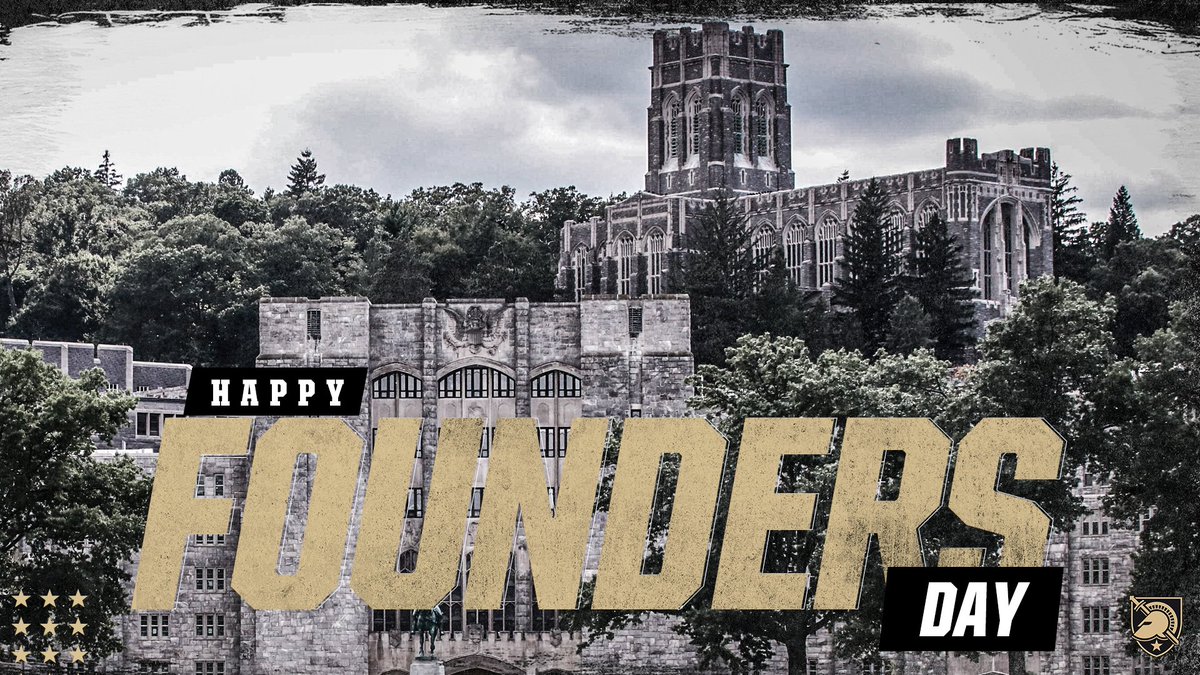 GoArmyWestPoint's tweet photo. Happy Founders Day @WestPoint_USMA! 

On this date In 1802, Thomas Jefferson signed the document that founded the United States Military Academy. 

#GoArmy https://t.co/D6ISYKkRf2