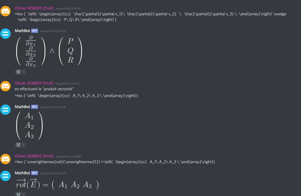 Les matheux sont à pied d'oeuvre