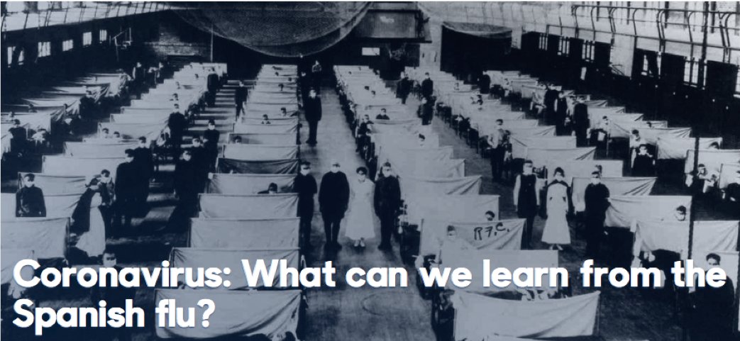 tti_marketeye's tweet photo. Really interesting read on the Spanish Flu and how it and the times compare to what we are dealing with now.  The article is full of links worth following to additional information. @ttiinc @ttimarketeye https://t.co/cn5ef02Y3J