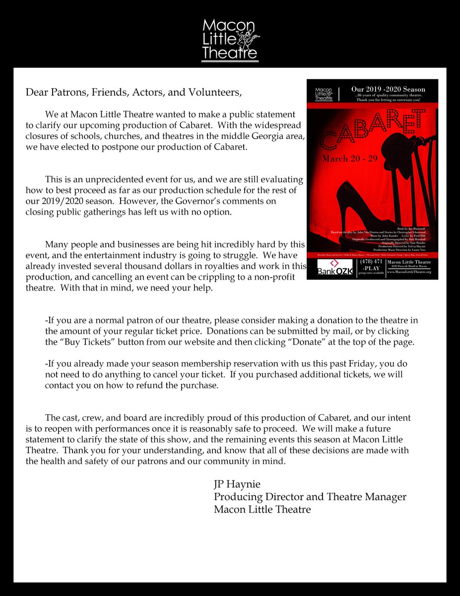 Macon Little Theatre (@mlttweets) on Twitter photo 