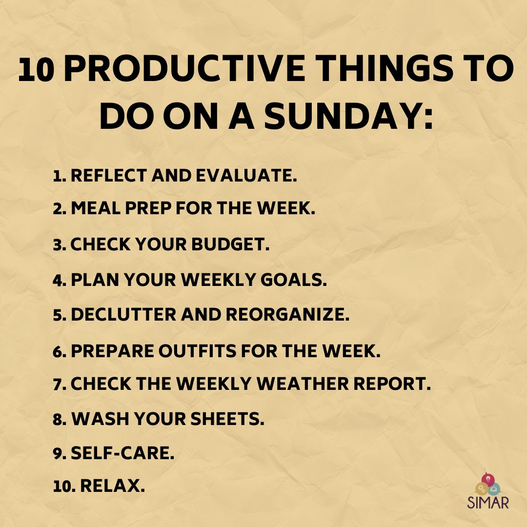 SiMarInc's tweet image. How about you? What on the list got your attention?

#productivityhacks #planyourweek #howtobeproductive #SiMar #visitSiMarinc #TeamSiMar