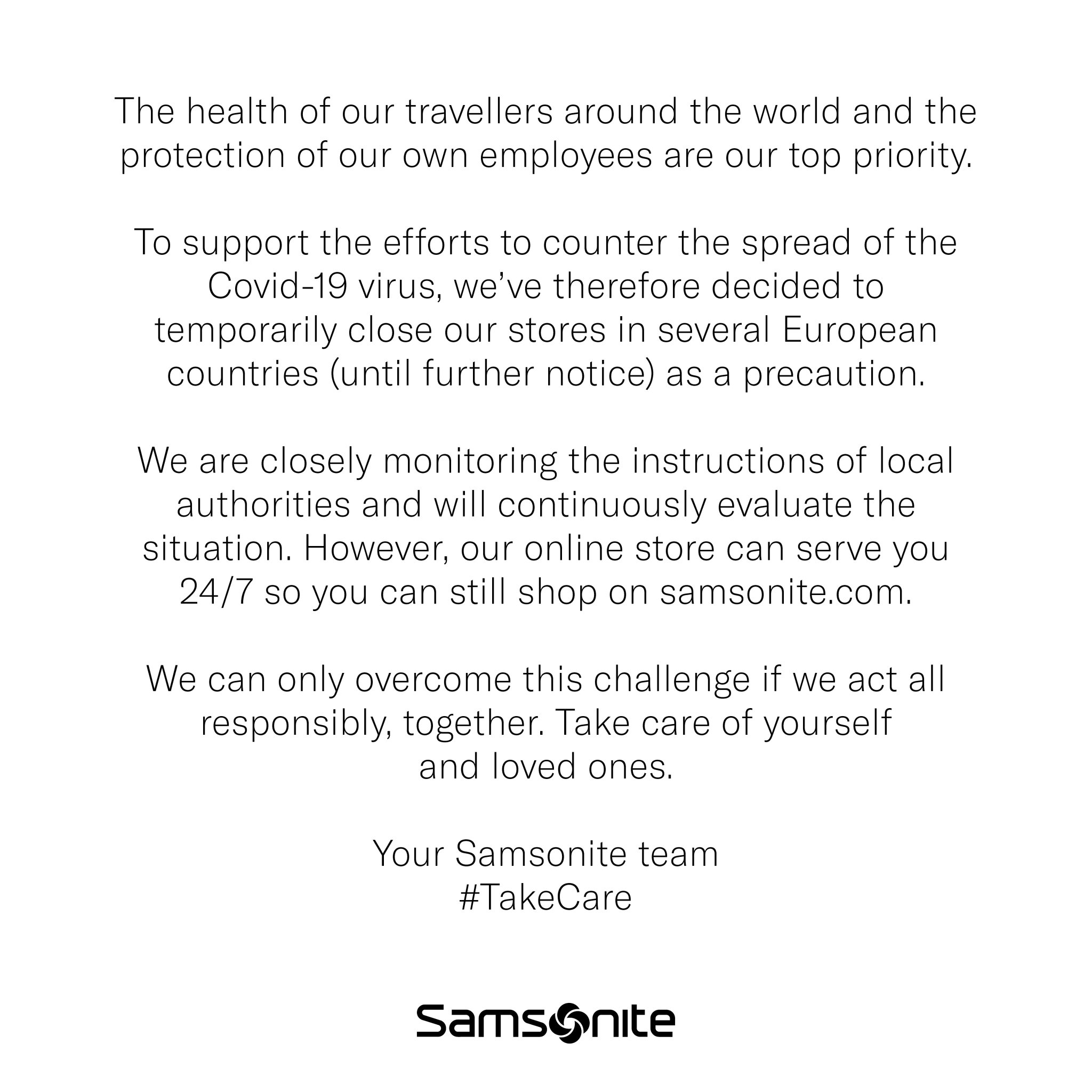 samsonite tottenham court road