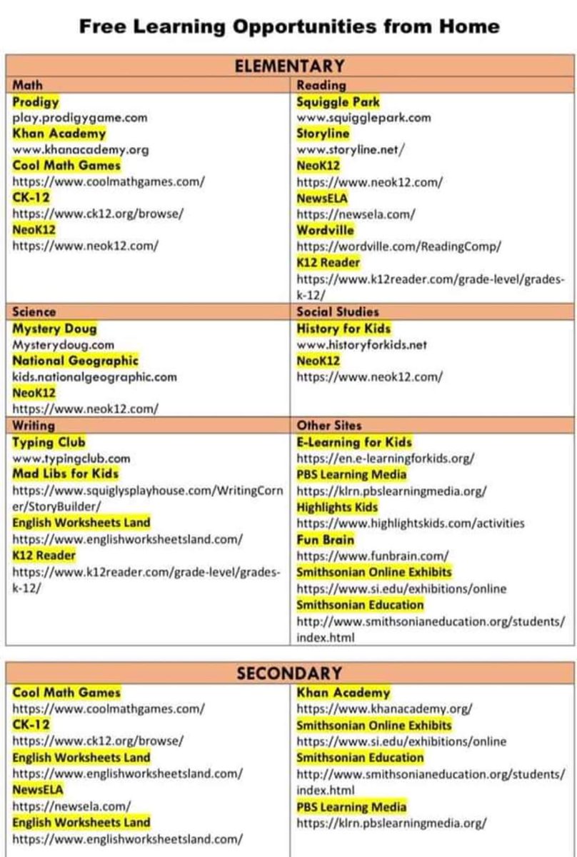 More Free Learning Opportunities from Home. #helpateacher