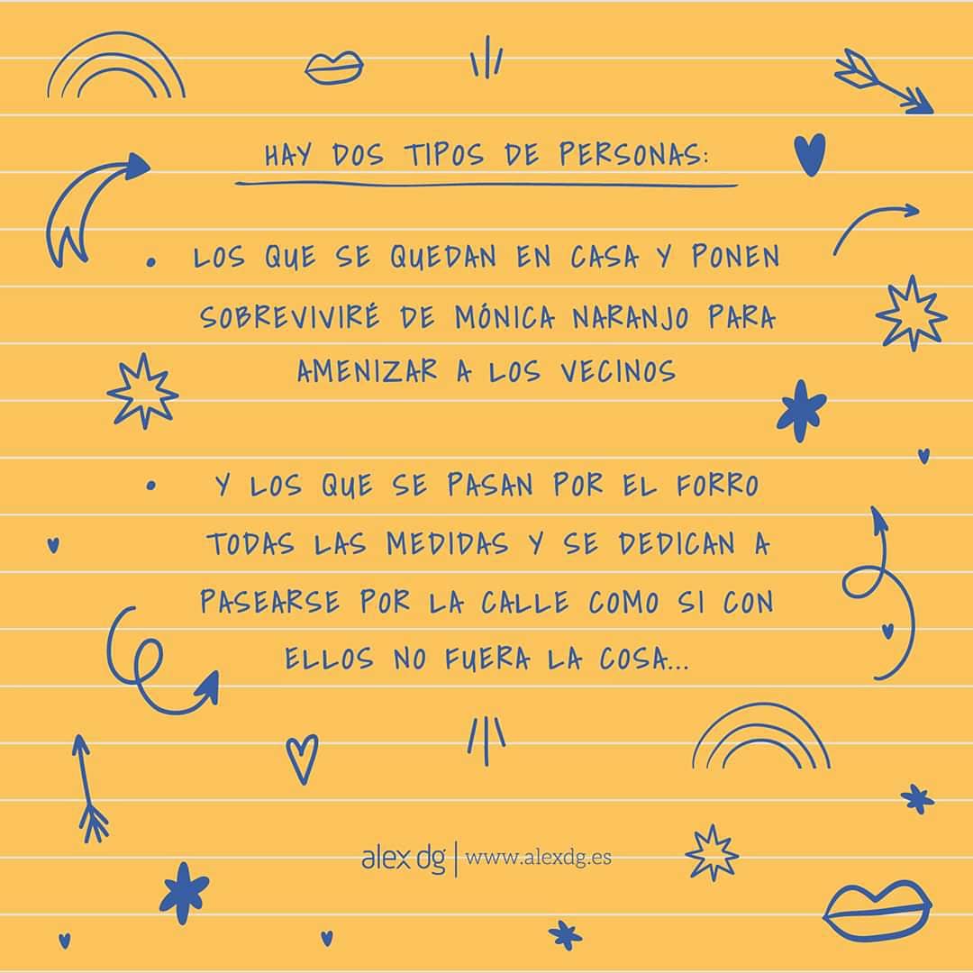 AlexDG1's tweet photo. SI ERES DE LOS PRIMEROS GRACIAS 💛

A los segundos, a ver si pensamos un poquito más en los demás, somos menos irresponsables y sobre todo, a ver si os quedáis en vuestra P**** casa de una vez.

#yomequedoencasa #quedateencasa #coronavirusespaña https://t.co/E3TPIDJ33w
