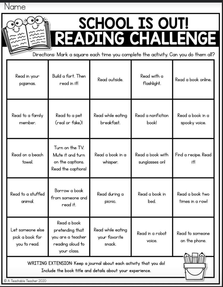 AimeeIrby's tweet photo. Some ideas to keep young minds busy during these trying times. @PowellCISD @ConroeISD https://t.co/hebw672TXS