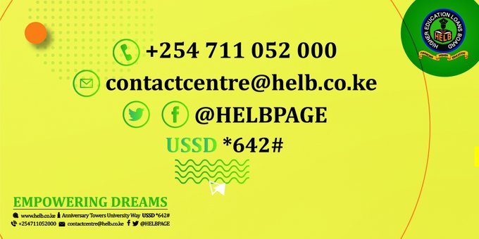 OFFICIAL HELB PAGE on Twitter: 