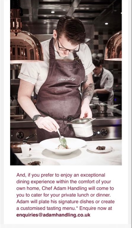 Seems @AdamHandling wants to do private parties in your house.
I think he supplies his own #Clingfilm &amp; #WhitePowder - Not sure though, best ask him or his PR <a href="/RedKitePR/">Red Kite PR</a> #Workingfromhome