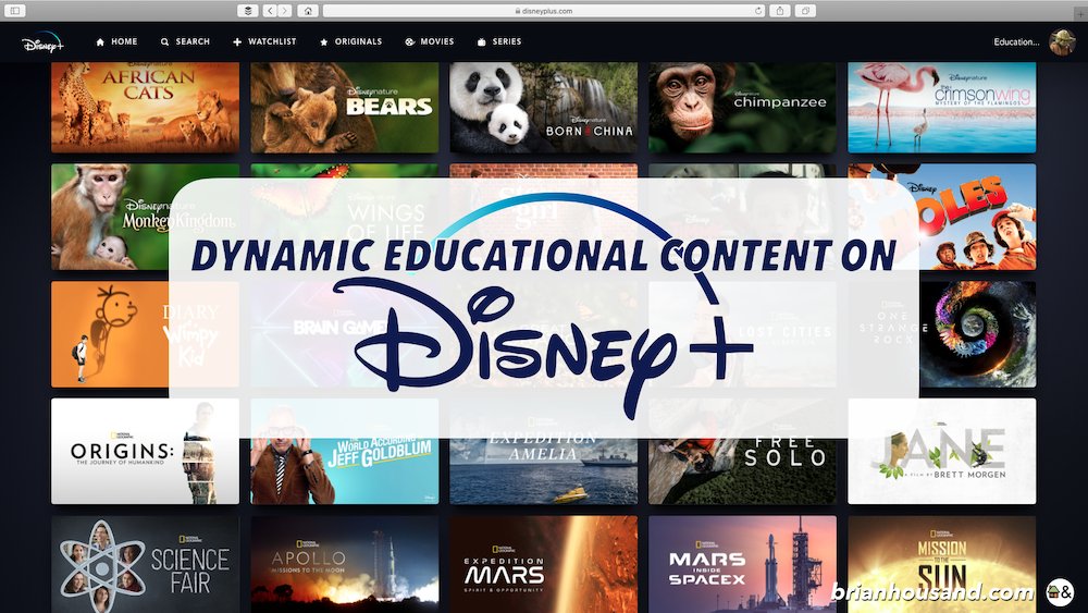 brianhousand's tweet photo. JUST IN TIME! Here's a curated collection of educational films from @disneyplus 
ENJOY AND SHARE! 

https://t.co/y0Okwpo11i

#Disney #DontStopLearning https://t.co/tzbdn2XIKJ