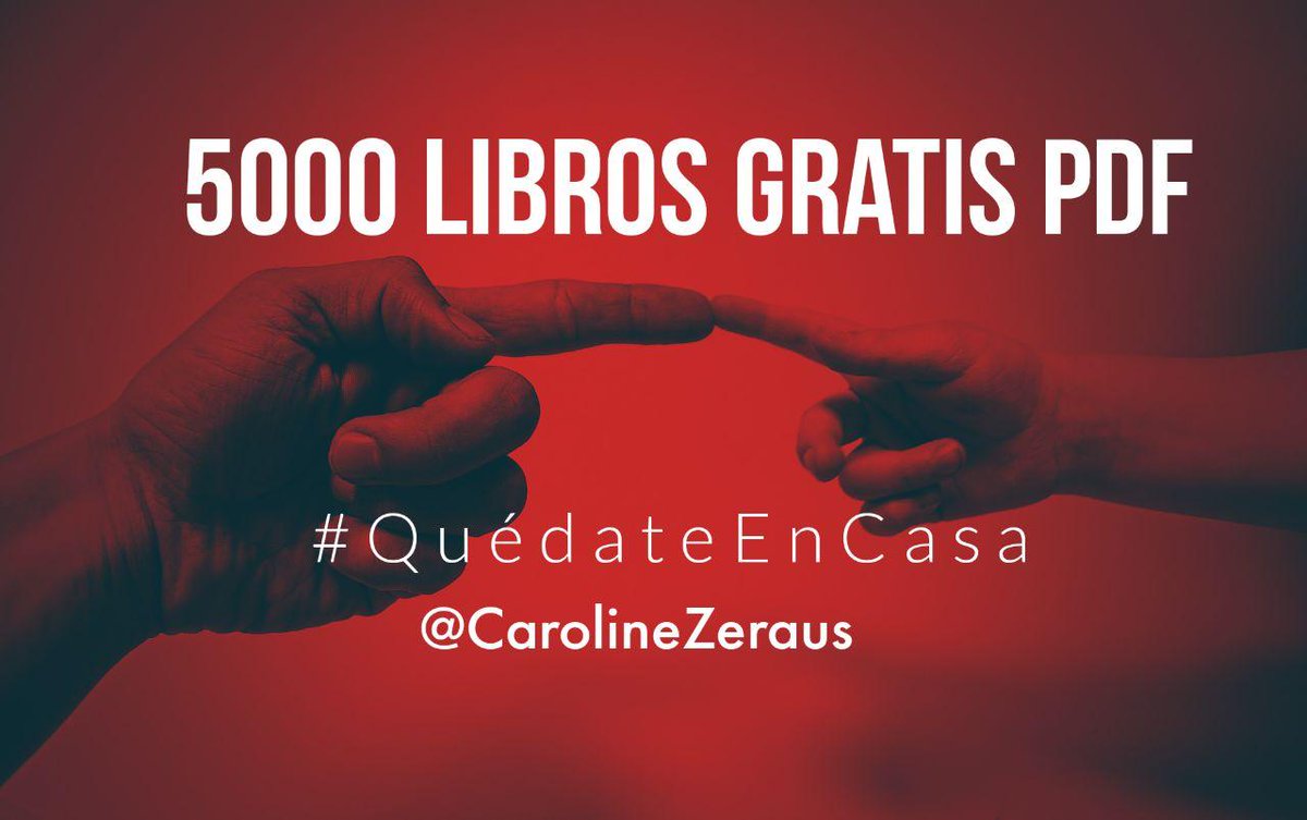 CarolineZeraus's tweet photo. #QuedateEnLaCasa Aquí les dejo un link con más de 5000 libros en formato pdf. 

https://t.co/rwQnZiAZeL

RT para que llegue a más personas. https://t.co/cOpZXiGAAG