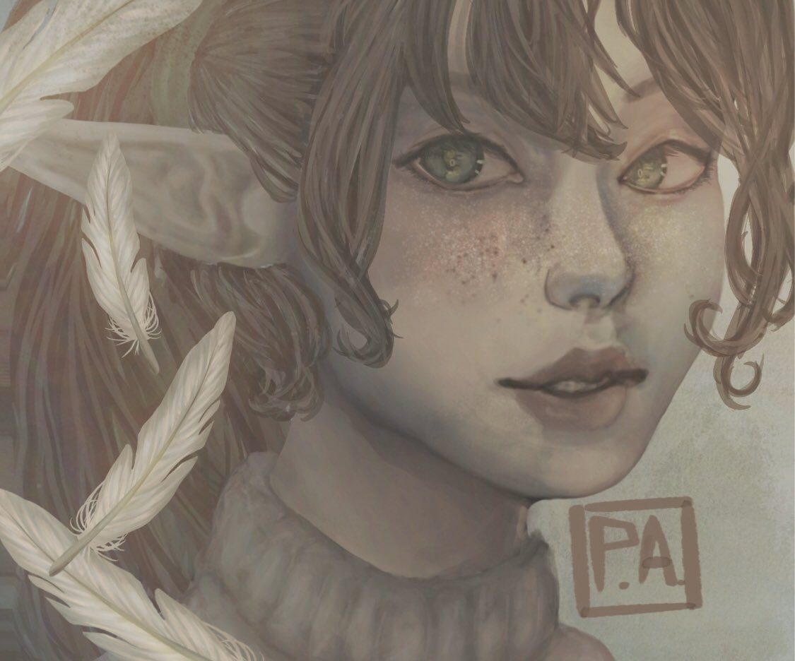 Psycholine1's tweet photo. Part of an artwork for someone's oc (IG: -.protecartist.- ).https://t.co/ir1NVrp9NO here's the speedpaint on youtube for the full thing^^.
##art #speedpaint #Procreate #procreateart #illustration #pretty #YouTube #applepencil #semirealism #fantasy https://t.co/tzoDu5Szfe