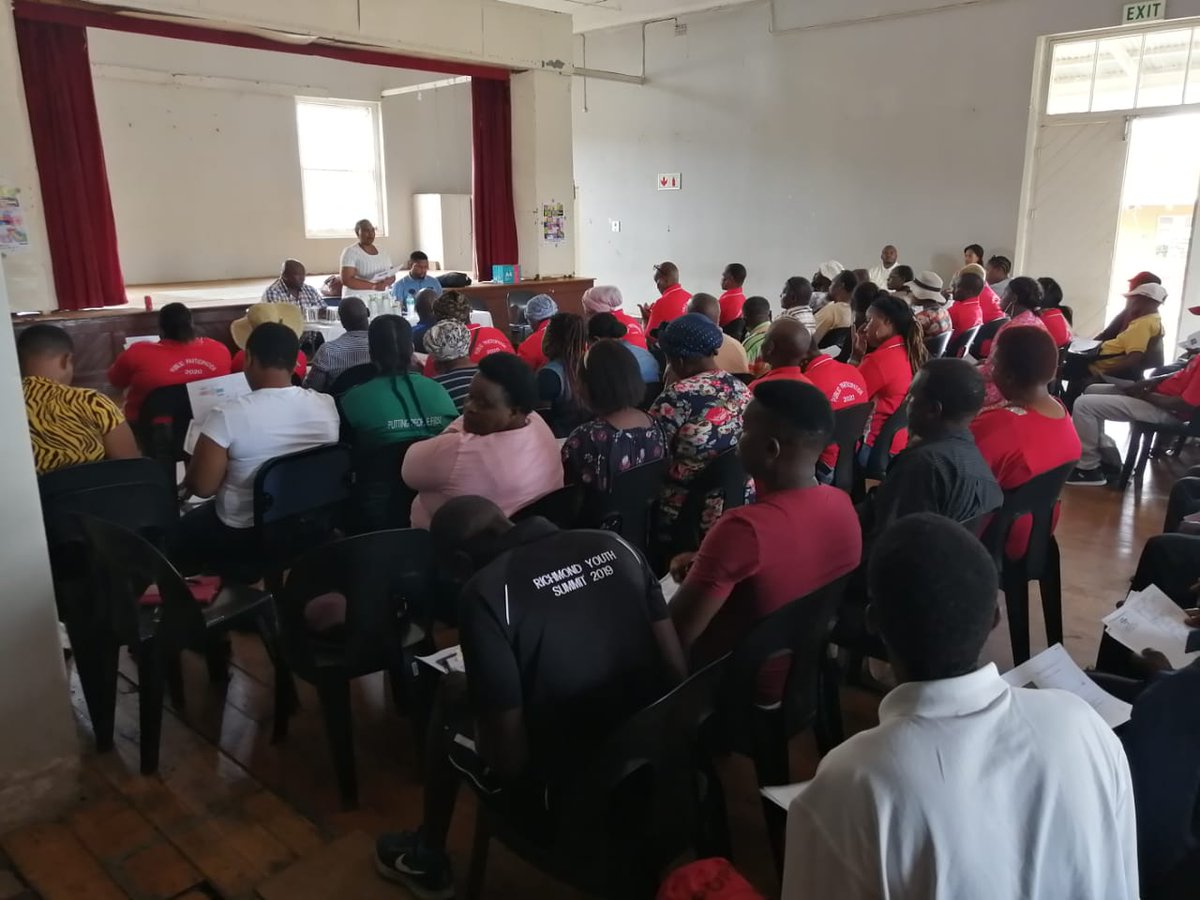 MunicipalBoard's tweet photo. As we reflect on the session held at Richmond Local Municipality (KZN). Deputy Chairperson of the Board, Ms Mbali Myeni unpacked the #WardDelimitationProcess and reiterated that the outer boundaries will only be addressed after the 2021 Local Government Elections.
Siyabonga! https://t.co/MIEPowW7Zr