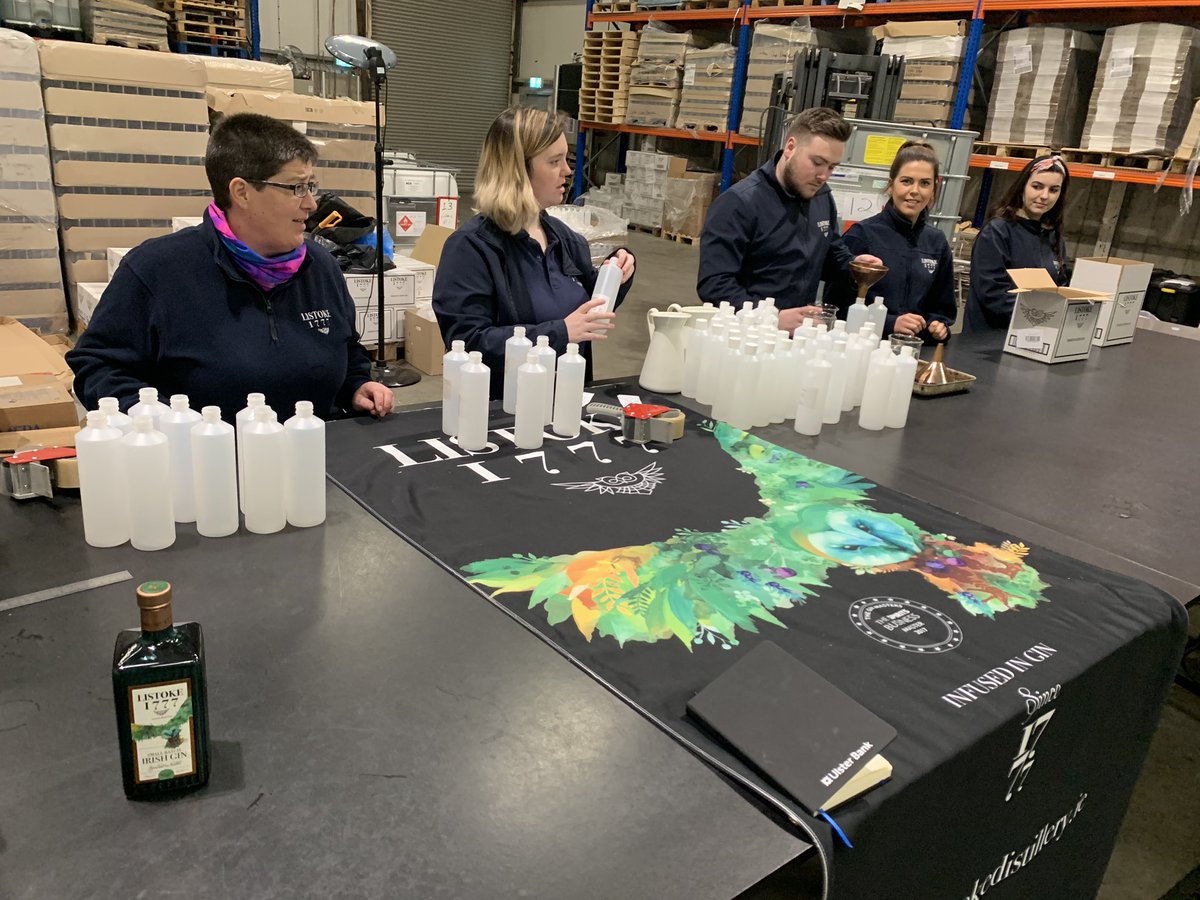 SMurphyTV's tweet image. Gin production has stopped at @listokedistill distillery in Co Louth, repurposed to make 62% proof hand sanitiser. They’re selling at cost and also supplying charities and hospitals 
#coronavirus #covid19