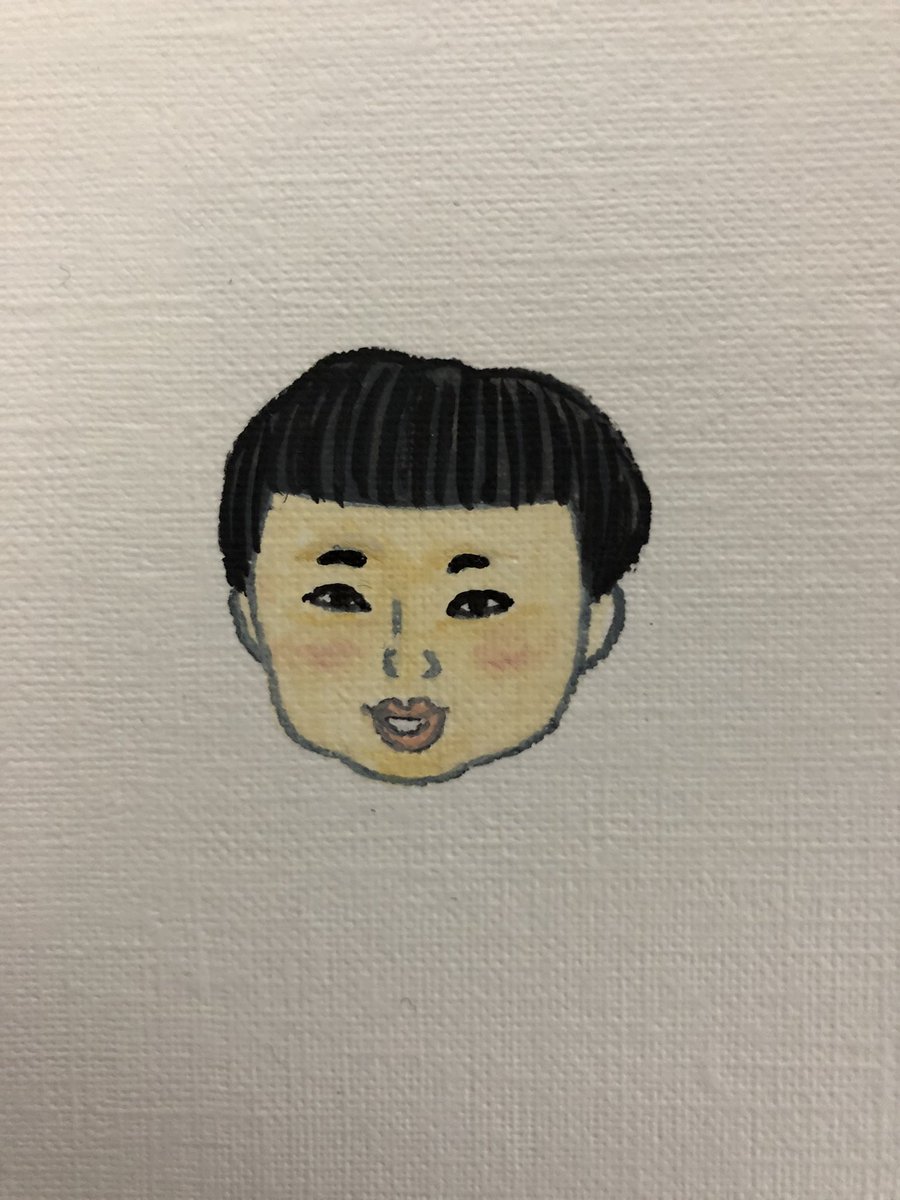 内橋未央 前髪ぱっつんの子ども 人物イラスト 5分だけ描く どこかで見た人