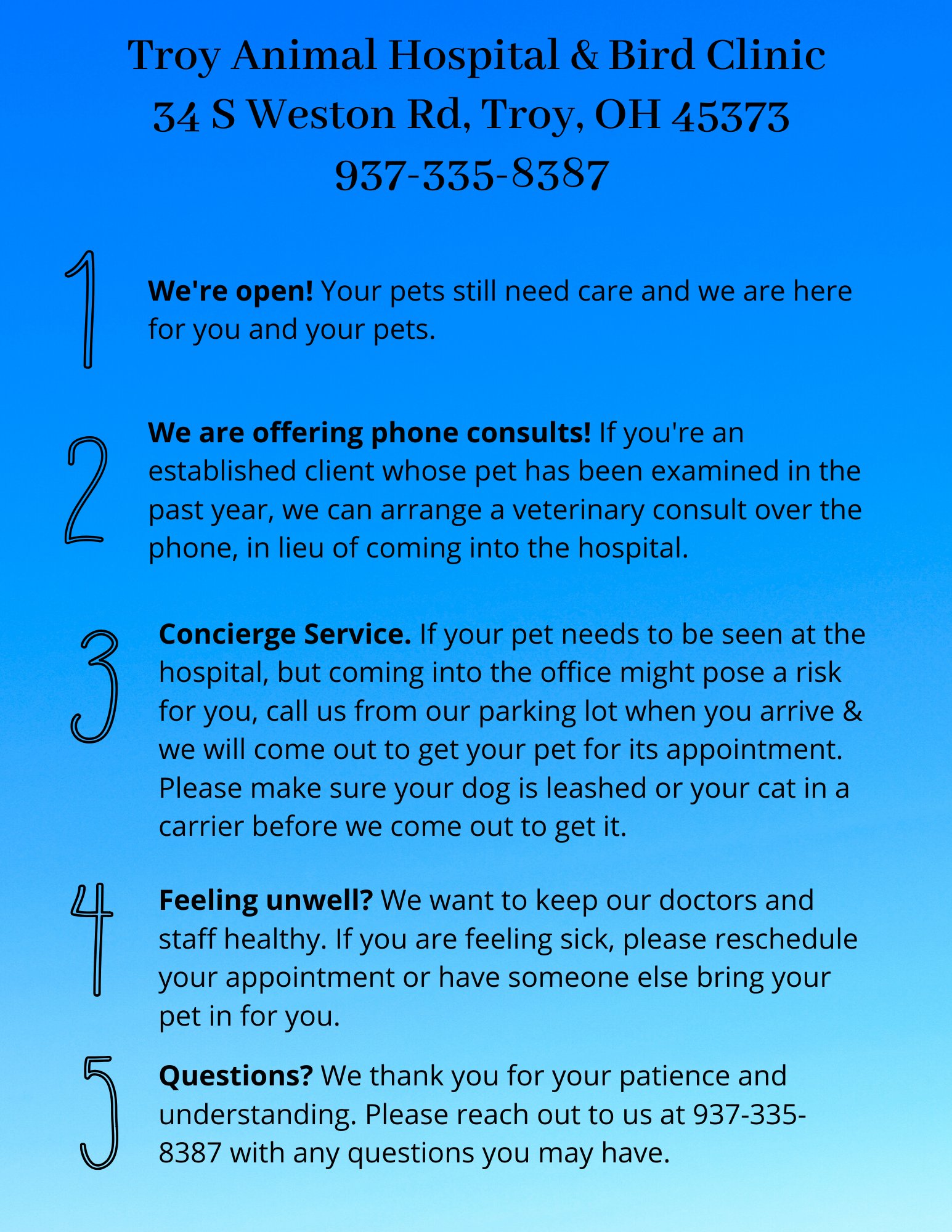 troy animal hospital troy oh