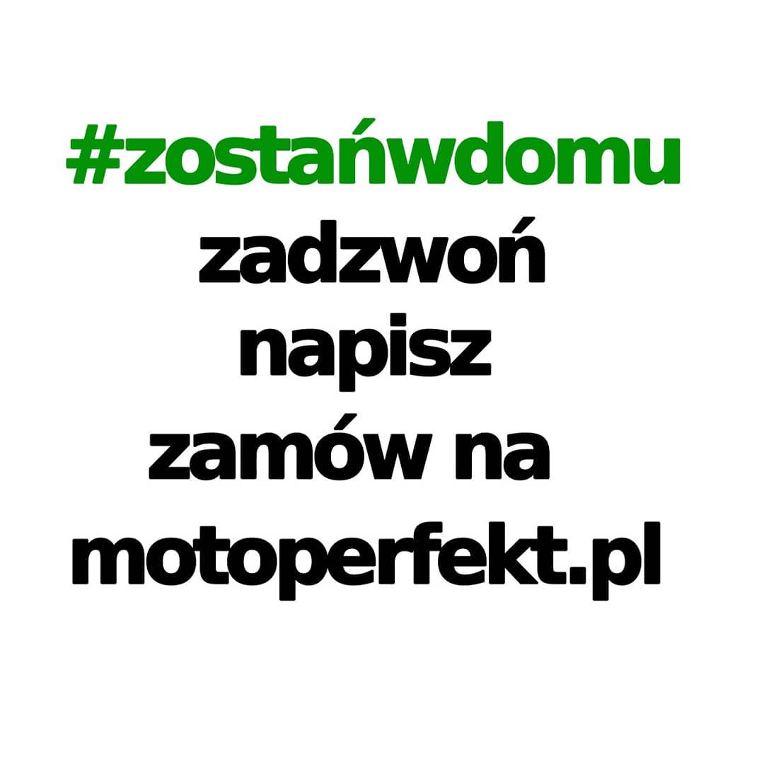 MotoPerfekt's tweet photo. Od jutra sklep stacjonarny MOTO-PERFEKT przyjmować będzie zamówienia tylko i wyłącznie telefoniczne pod numerami 606 299 894,602 246 344 oraz mailowo sklep@motoperfekt.pl, info@motoperfekt.pl
Odbiory zamówień w sklepie stacjonarnym możliwe będą przed budynkiem sklepu #zostanwdomu https://t.co/G3DoImqaNr