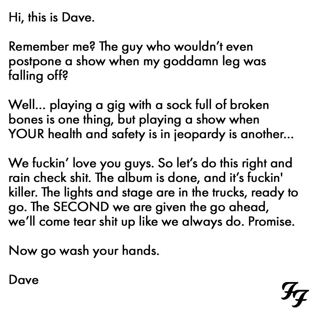 Just one more reason to love <a href="/foofighters/">Foo Fighters</a>....