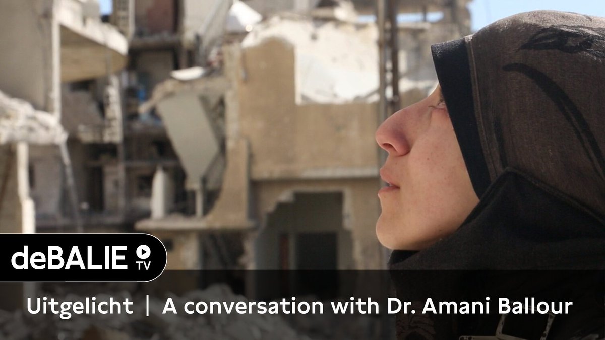 DeBalie's tweet photo. De Balie TV helpt je door deze contactloze tijd heen! Elke avond zetten we om 19:00 een programma voor je klaar. Zo haal je onze inhoud gewoon bij je in huis

Met vanavond: @AmaniBallour, bekend van de hartverscheurende docu The Cave. 
Kijk mee vanaf 19:00
https://t.co/W5DGFwKmVP https://t.co/q5U0gWtLMM