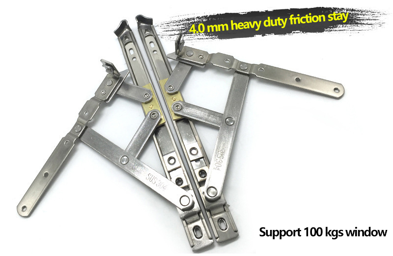 BeshionHardware's tweet photo. 4.0 mm heavy duty friction stay, can support 100 kgs window. https://t.co/Agc5DxOBuL