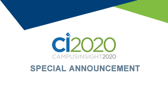 CampusMgmt's tweet photo. Due to the growing threat of the Coronavirus (COVID-19), Campus Management has cancelled #CI2020, which was scheduled to take place at the end of April. For more details visit https://t.co/cokc5uwN2Y. Stay healthy and safe #CampusManagementCommunity! #HigherEd #ProudPartners https://t.co/cXETvW2aGO