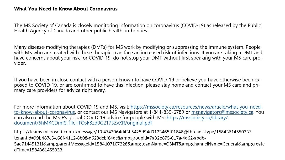 PeelDufferinChapter (@mssocietypeel) on Twitter photo 