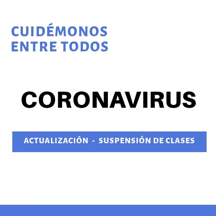#InfoIAG  CORONAVIRUS -  ACTUALIZACIÓN SUSPENSIÓN DE CLASES- Te comunicamos que las clases han sido suspendidas, tenemos información importante para tu recupero de clases... Leé esta Info>tinyurl.com/uoksgog