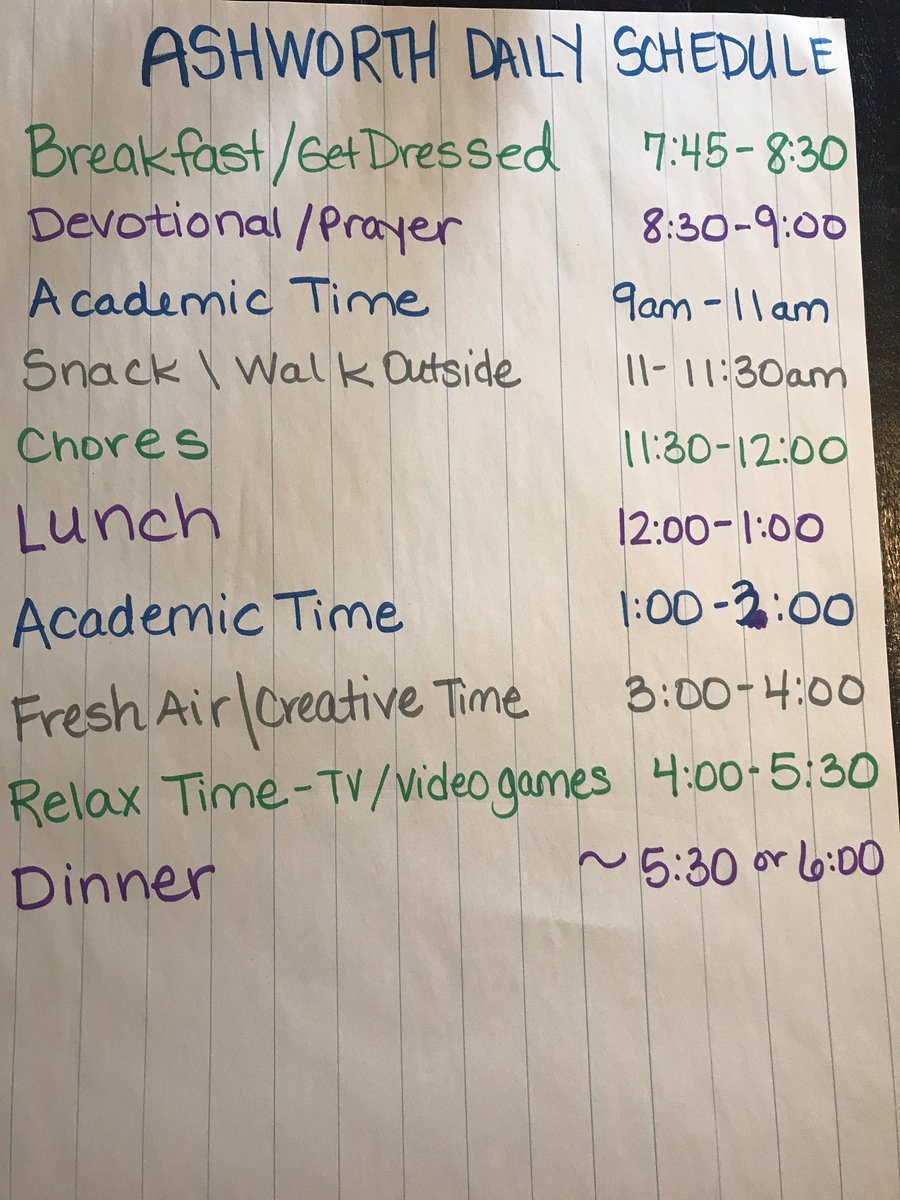 rhashworth's tweet photo. Digital Learning Day 1! Please let me know how I can support your students.  Here is a little idea of what we are trying at our house! Happy home schooling! @OGESeagles https://t.co/WKxoKNhbFA