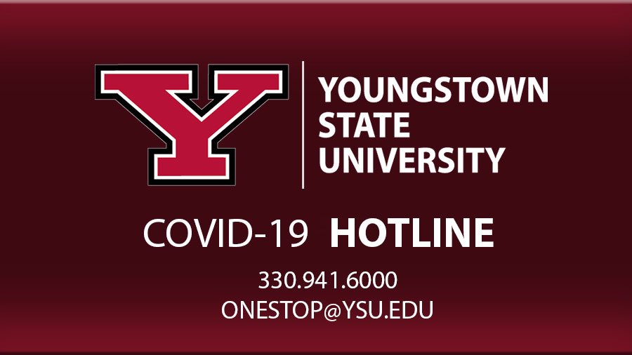 youngstownstate's tweet photo. To assist with questions regarding the coronavirus and YSU's response, we have established a hotline through the Penguin Service Center. Please call 330.941.6000 or email onestop@ysu.edu. 

The hotline will be staffed from 8 am - 5 pm, Monday through Friday. https://t.co/slDaj7cSMw
