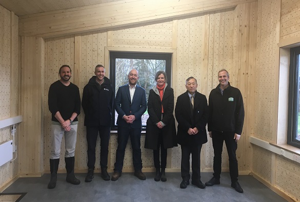 Our engineers, alongside industrial partners, have designed and built a 100% timber office <a href="/Ness_Gardens/">Ness Botanic Gardens</a> using adhesive-free engineered wood products and compressed wood dowels &amp; fasteners bit.ly/3d7jn5c