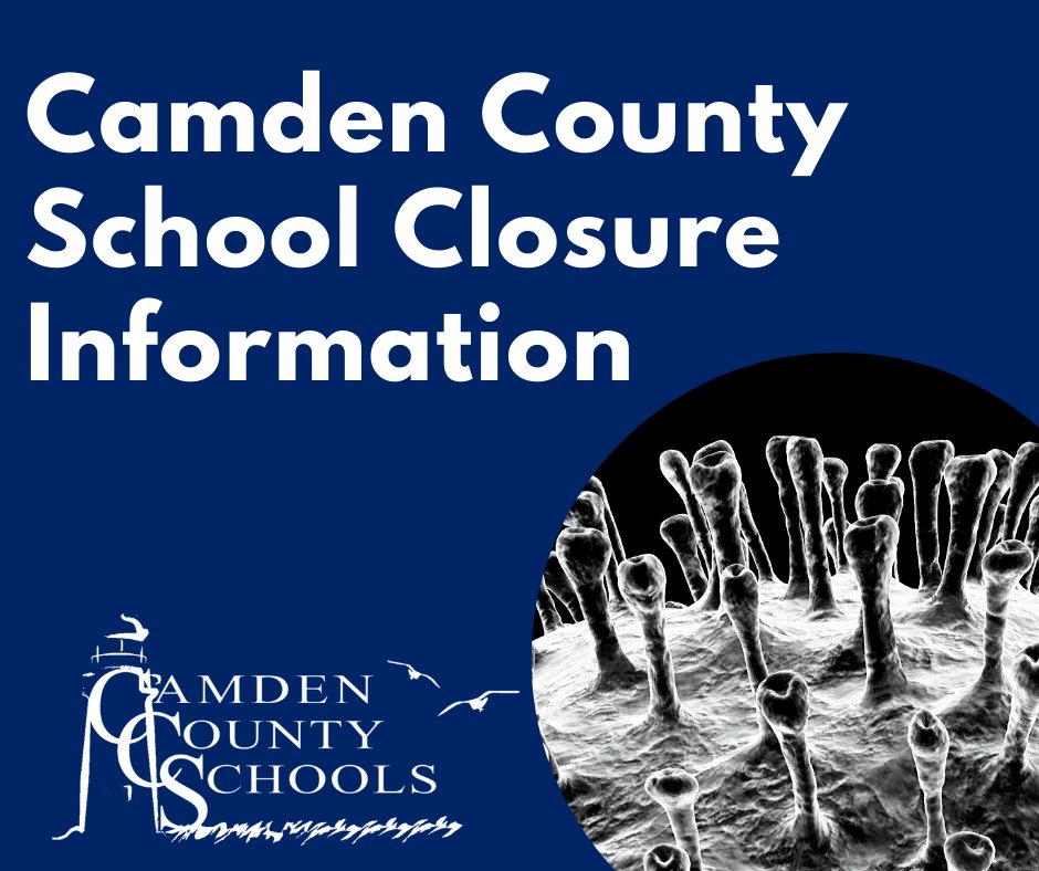 WGOICC's tweet photo. Effective Tuesday, March 17th, Camden County Schools will be closed indefinitely. Parents will be able to pick up any student medications from the schools on Tuesday. Distance learning will commence on Wednesday, March 18th.  More info https://t.co/ojBnA60U81 https://t.co/P1mKGXJi8s