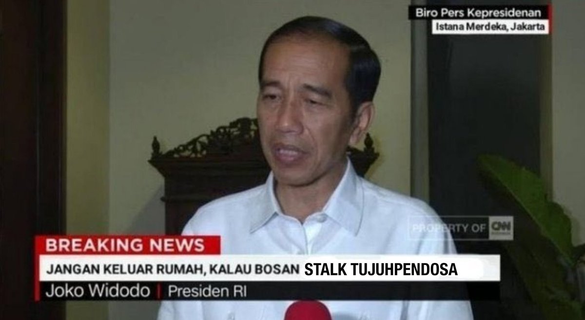 tujupendosa's tweet photo. ketika anak kontrakan jafi headline breaking news pak jokowi https://t.co/fAmp8qEFDH
