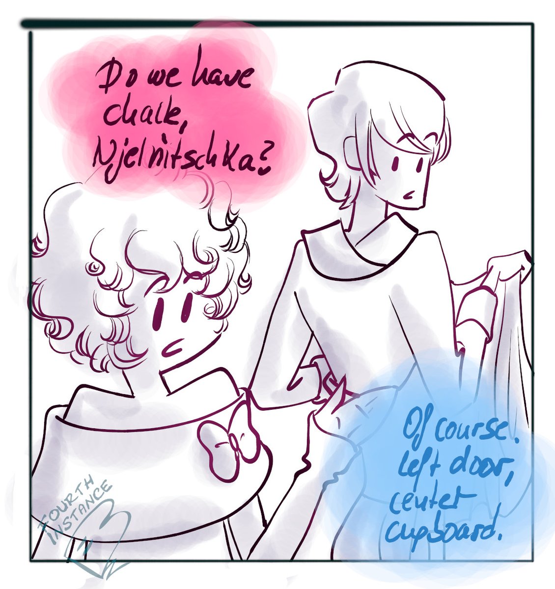 HasiAnn4I's tweet photo. I've drawn some thing with the main act of Fourth Instance in a slighty different style. What do you think?
#FourthInstance #AbelWerewitschka #NoelLame #MichaelfourthInstance #GabrielFourthInstance #darkmagic #demons https://t.co/qXfsP2UwhI