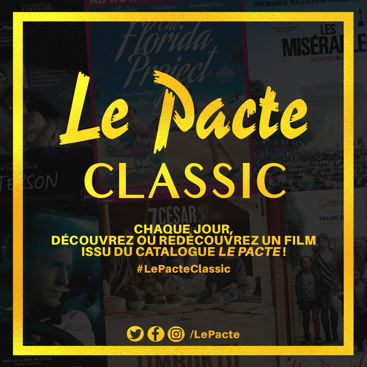 En raison des mesures de quarantaine / confinement, nous ne sommes pas en mesure de vous proposer des films au cinéma.Mais, tous les jours, nous remettrons en avant ici-même un film de notre catalogue disponible sur une plateforme SVOD, en VOD ou à la TV. #LePacteClassic