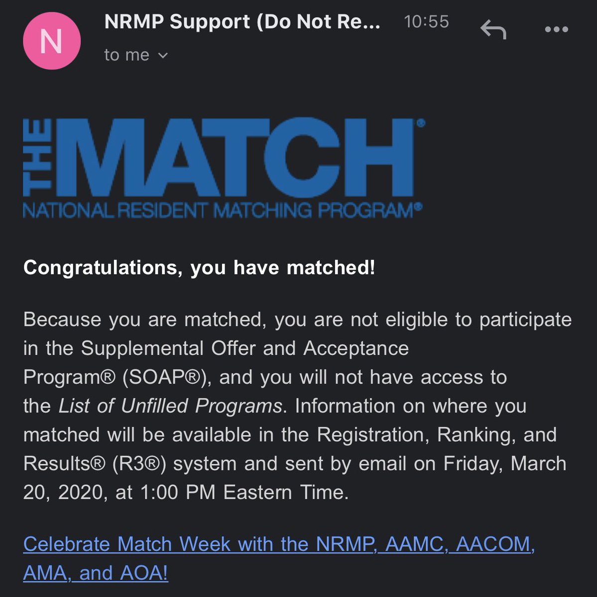 Nrmp Hashtag On Twitter Aoa Match Day 2022