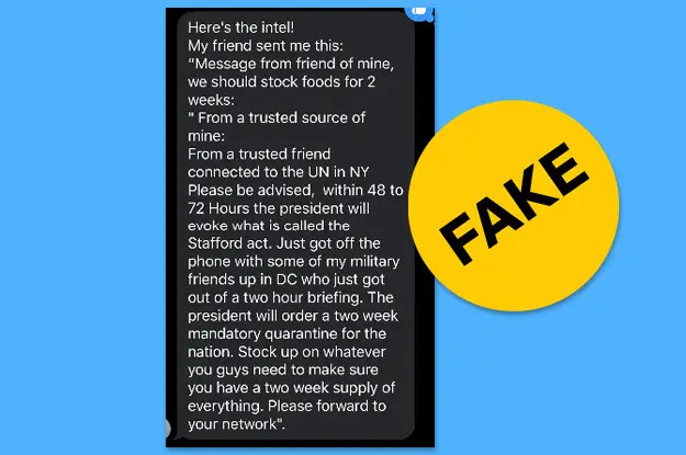 2. Fake Stafford Act texts attributed to the UN are also circulating. They have been refuted by the NSC: