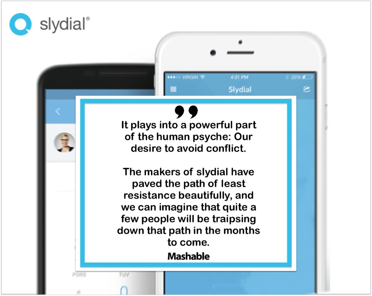 slydial's tweet photo. If you're one of those people that likes to avoid conflict, then you NEED slydial! Go to the link in our bio and download it NOW! #slydial #ringless #voicemails #mobilesphere #patentholder https://t.co/7zOEFTKVN3