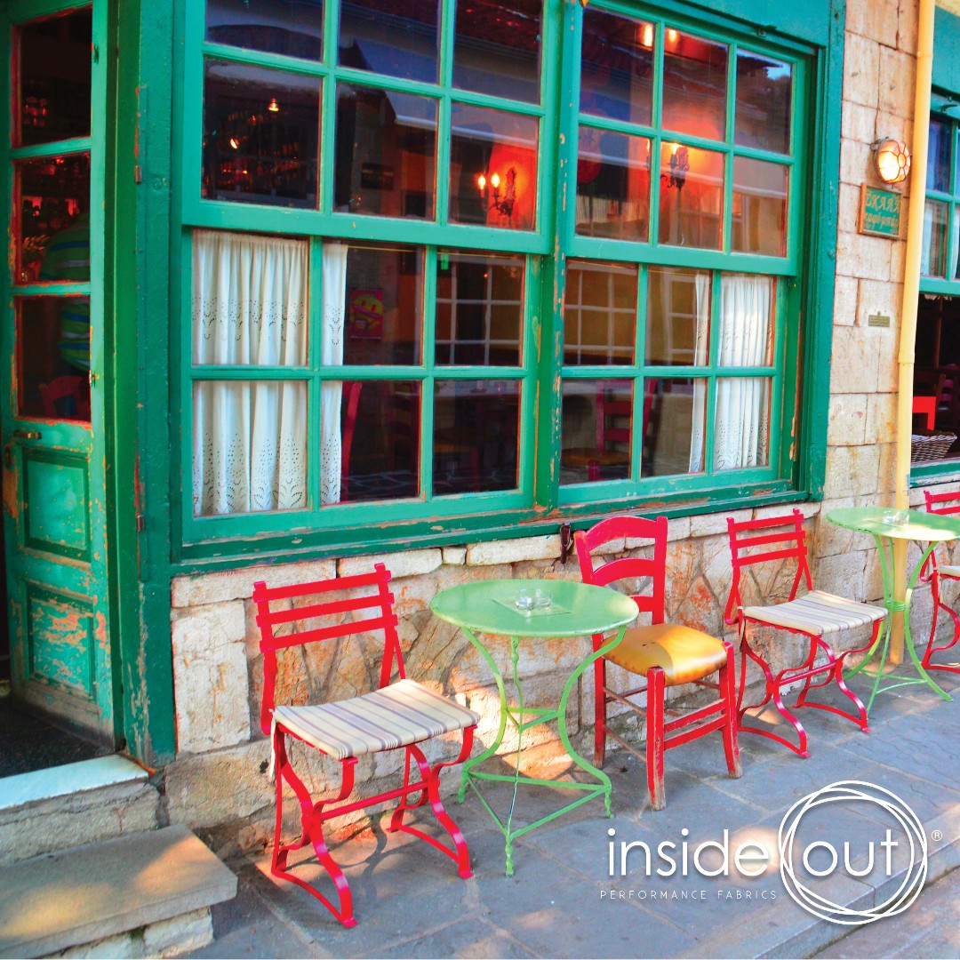 These green windows & red chairs are the apple to our inspiration eye 👀
.
.
.
#insideoutperformancefabrics #prettypracticalperformance #allinonefabric #performancefabric #designinspo #colorcrush #stayinspired #designlife #textiledesign #maketimefordesign #designgoals #colorlove