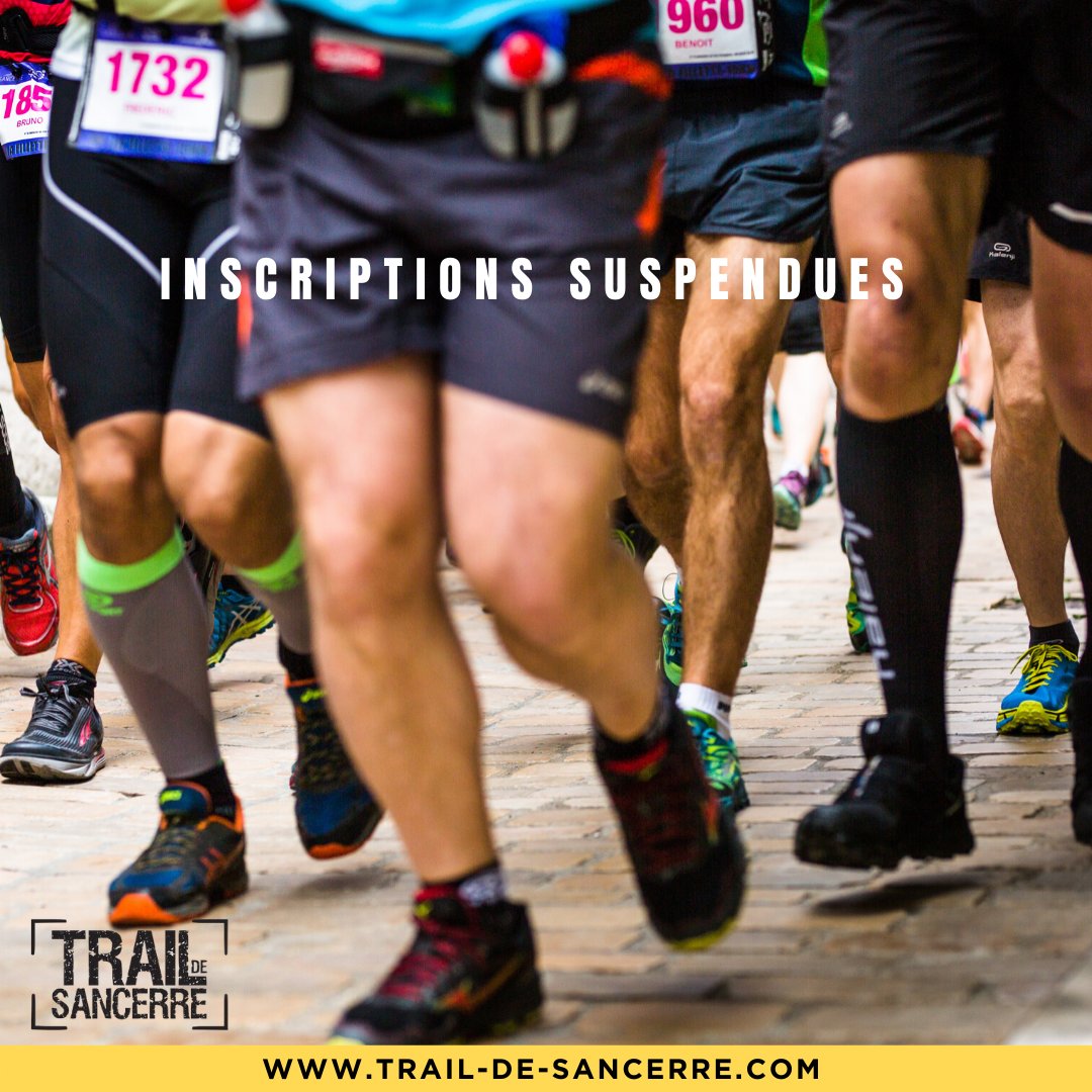 maisondsancerre's tweet photo. Aux vues des conditions sanitaires, nous avons, pour l'instant, suspendu les inscriptions pour le #TraildeSancerre  
😘 https://t.co/HttzcY53QI