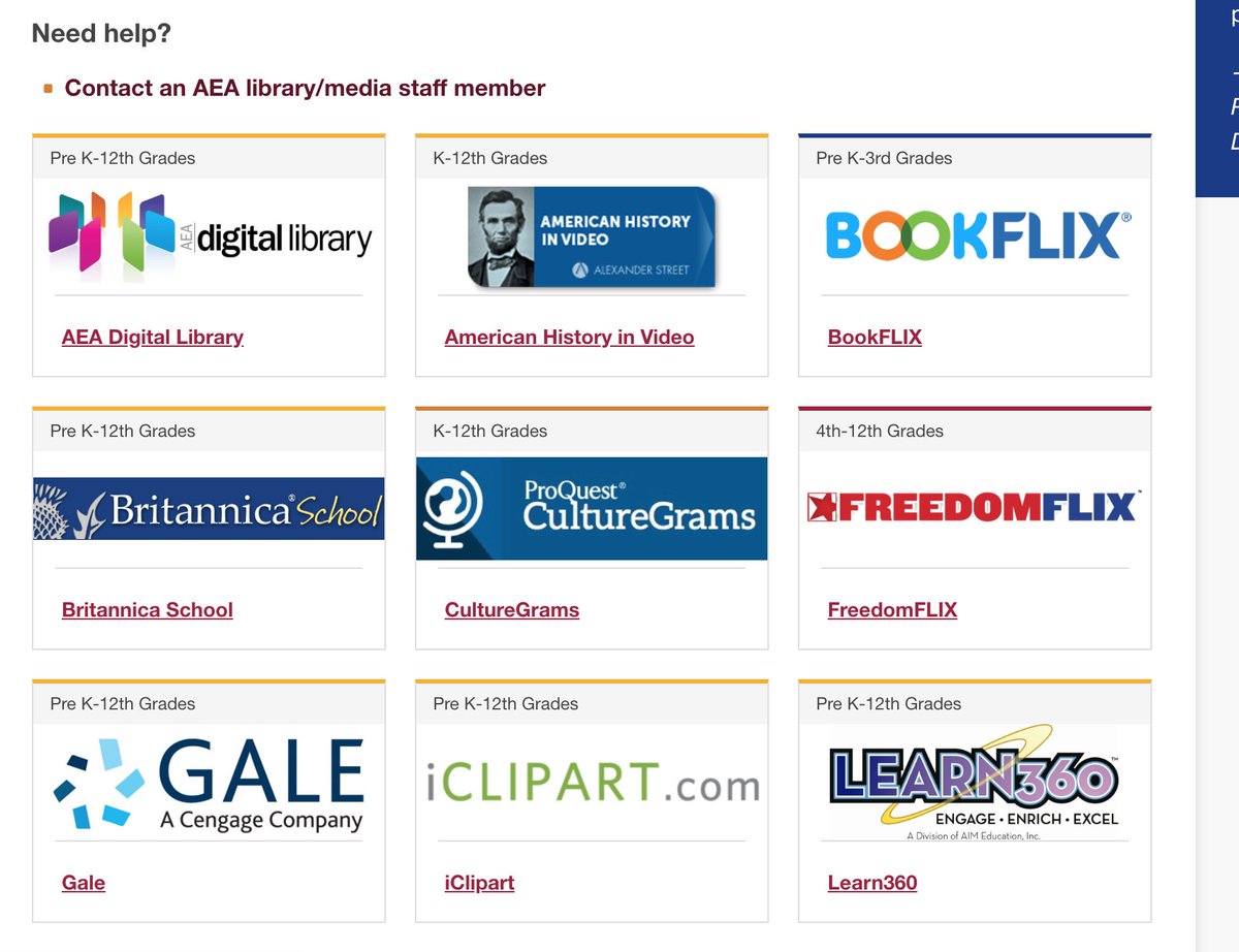 #Iowa educators: Preparing to teach online? Don't forget the digital resources provided to you by your <a href="/iowa_aea/">Iowa's AEAs</a>.
bit.ly/2WiiHUg 
#googleClassroom integration, too!
<a href="/CentralRivers/">Central Rivers AEA</a> <a href="/GrantWoodAEA/">Grant Wood AEA</a> <a href="/plaea/">Prairie Lakes AEA</a> <a href="/HeartlandAEA/">Heartland AEA</a> <a href="/GPAEA/">Great Prairie AEA</a> <a href="/KeystoneAEA/">Keystone AEA</a> <a href="/greenhillsaea/">Green Hills AEA</a> <a href="/NorthwestAEA/">Northwest AEA</a> <a href="/MBAEA/">Mississippi Bend AEA</a>