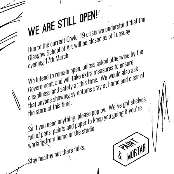 Stay safe folks! We will still be open!