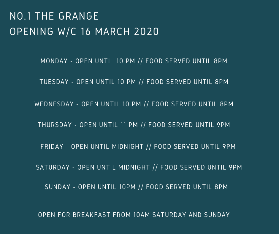 Some slight tweaks to our opening this week. 
Breakfast from 10am this weekend - just in time for #mothersdayuk