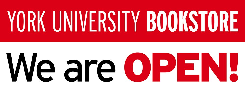 York University Bookstore remains open. Go to bookstore.yorku.ca to see the revised hours of our locations. 
Shopping online continues as well with free shipping in Ontario on orders over $40 - use coupon code - FreeShip. #yorku #YorkUBookstore