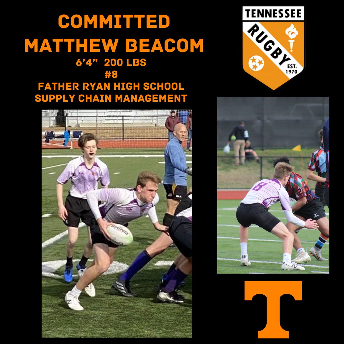 Vol_Rugby's tweet photo. Father Ryan’s Matthew Beacom will join the Volunteers in the fall. #GBO #VFL #FSR https://t.co/S9mG1IYLAP