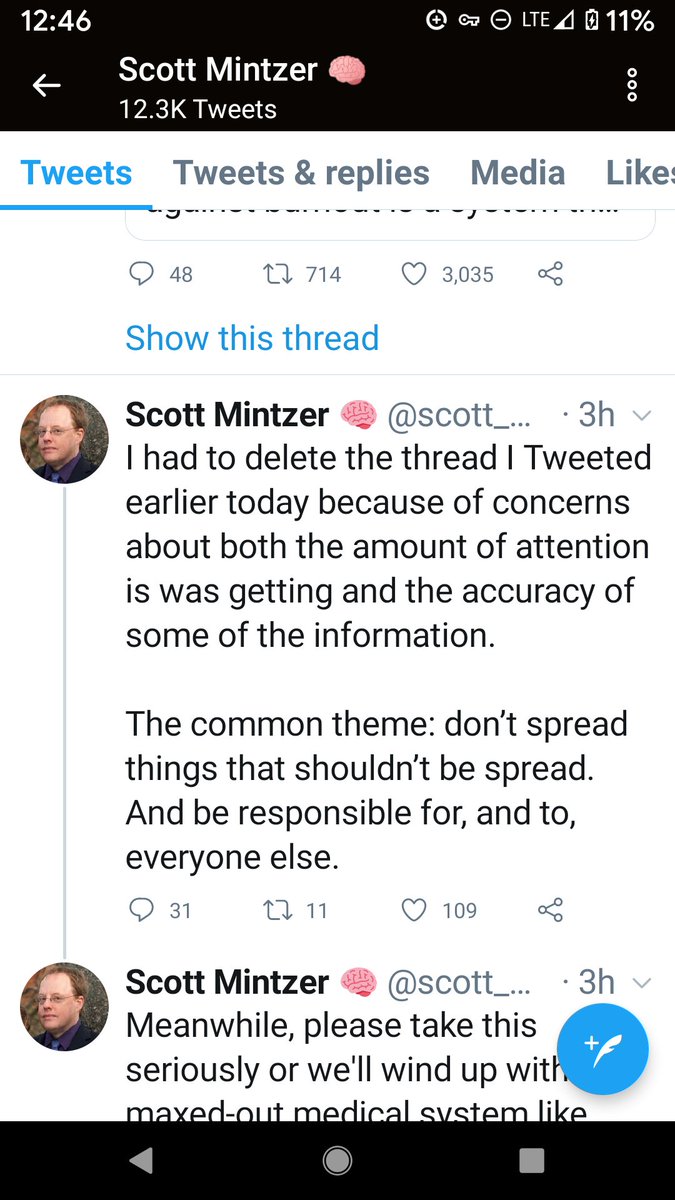 This guy did a thread that went viral = bogus numbers and bogus report of the UNavailability of hospital beds.Then he says "don't spread things that should be spread"... oh, you mean like lies and fear mongering. Should be in jail for shouting  in a crowded theater