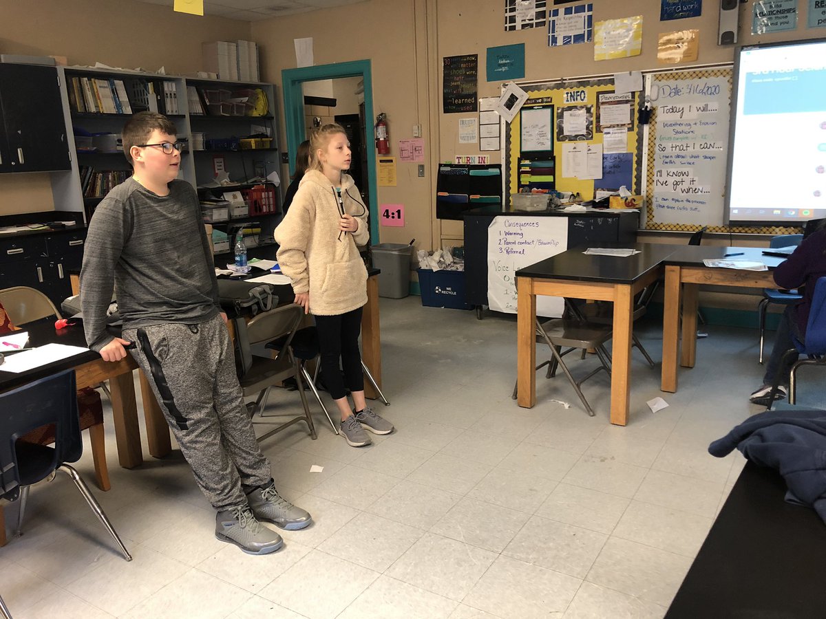 MsKHemken's tweet photo. When we get done with our stations and knowledge check early... we do some team building #fmsteach https://t.co/zCwNAMyQD6