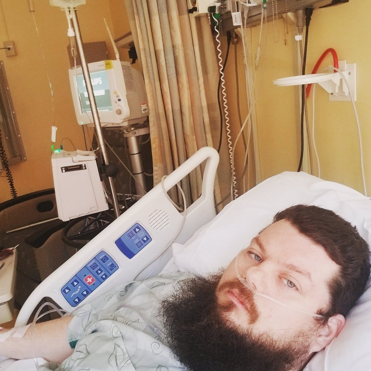 DanFzzl's tweet photo. Appendix exploded yesterday. Had surgery early this morning. https://t.co/DN6zpsHxPT
