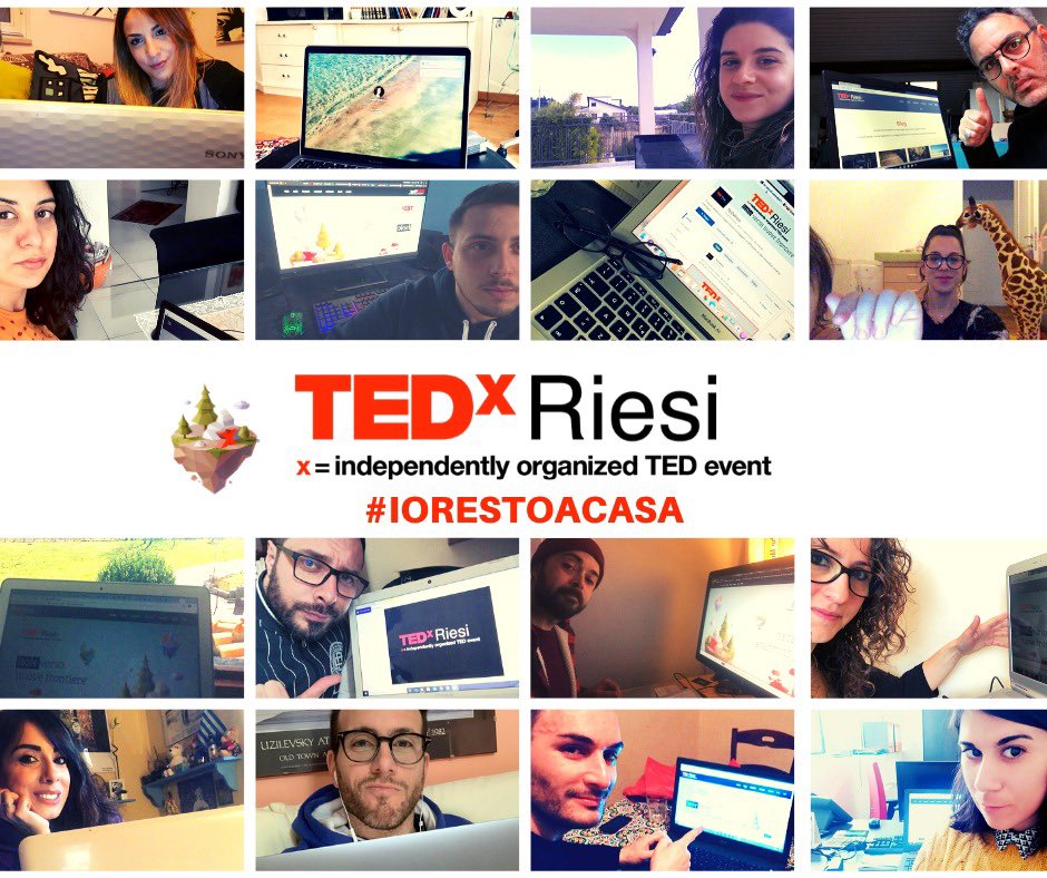 TEDxRiesi's tweet photo. Quando abbiamo iniziato a lavorare al TEDxRiesi era novembre del 2019.
Il team eterogeneo e sparso in tutta Italia ci ha spinti sin da subito allo smart working, lavoriamo da remoto e da qualsiasi posto. 

In questo momento di particolare difficoltà per noi non è cambiato nulla. https://t.co/7kYhPMhj8E