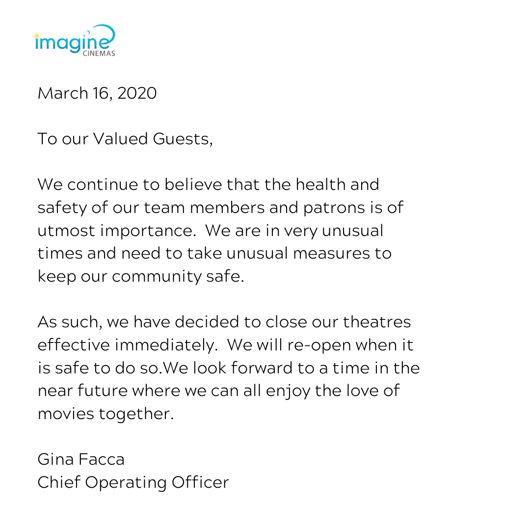 Imagine Cinemas Ottawa (@imagine_stl) on Twitter photo 